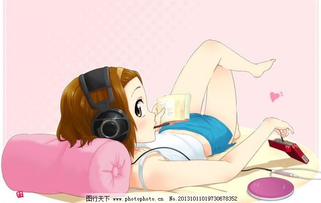 动漫动画 动漫人物 耳机 粉色 花季 听音乐的女孩 漫画 粉色 可爱_皮皮网 动漫动画 动漫人物 耳机 粉色 花季 听音乐的女孩 漫画 粉色 可爱