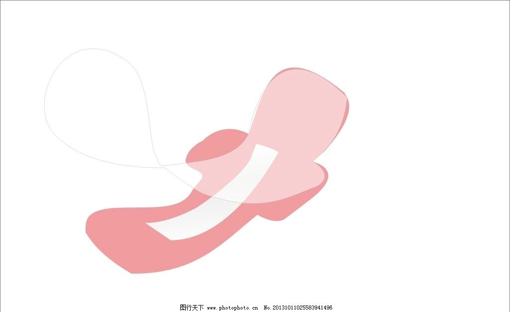 卫生巾矢量图粉红色表情买狗女性包图找他图片