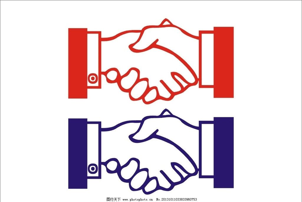 握手简图|握手设计图__图片素材