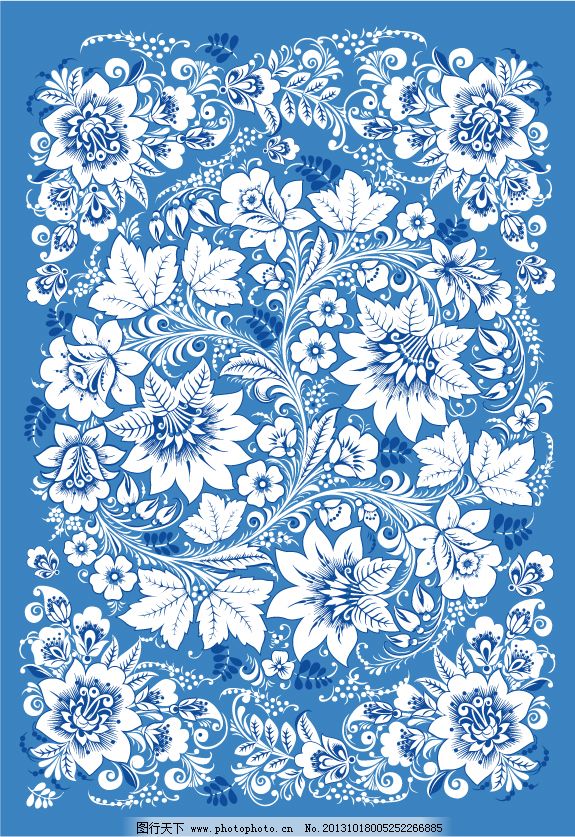 欧式藤蔓花纹