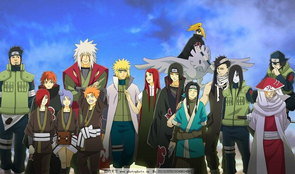 火影忍者全家福图片