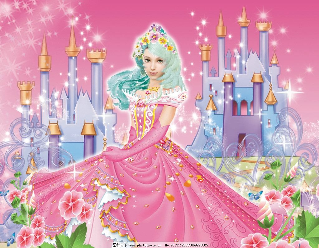 野马儿童卡通可爱芭比公主功夫