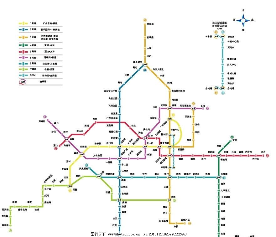 广州地铁线路图图片图片