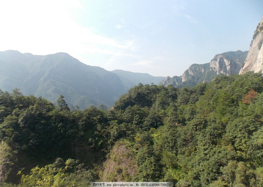 山峰图片,树叶 岩石 峭壁 乔木 雁荡山 山水风景