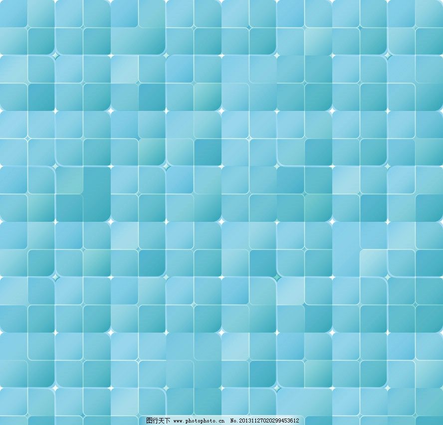 蓝色方块拼图图片