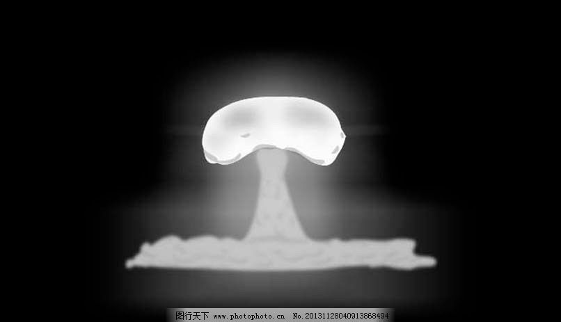 原子弹氢弹爆炸动画