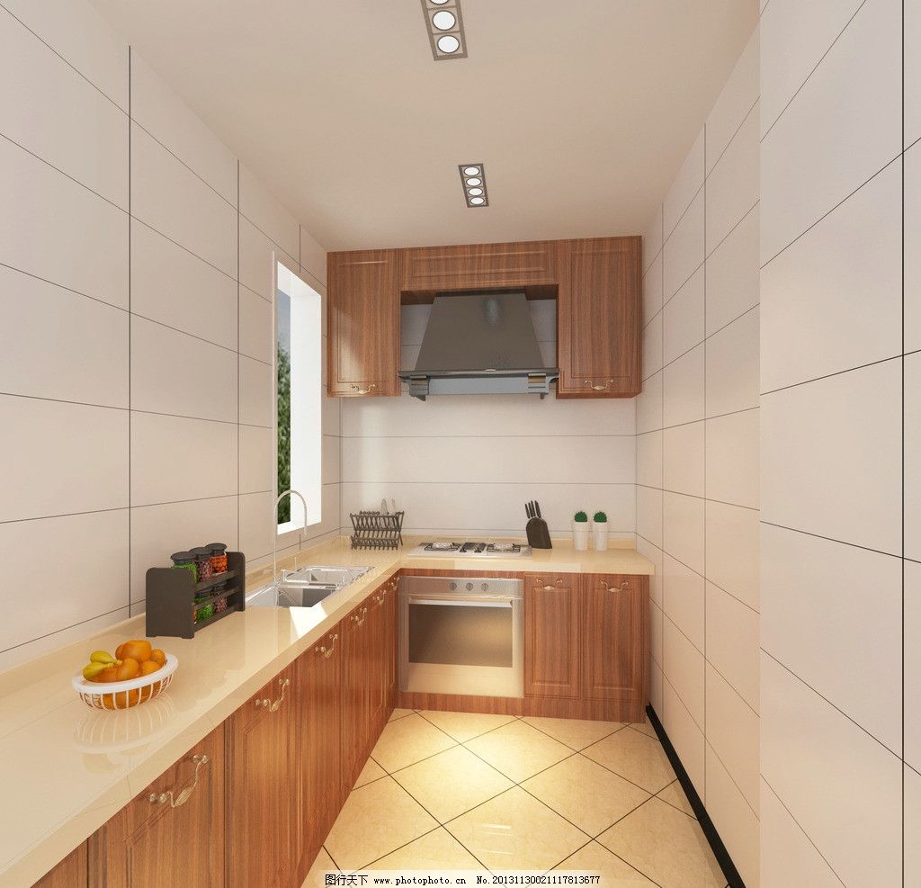 【蜂窝大板厨房3D模型】-现代VR有灯光有贴图MAX2016蜂窝大板厨房3d模型下载-ID1536993-免费3Dmax模型库 - 青模3d模型网