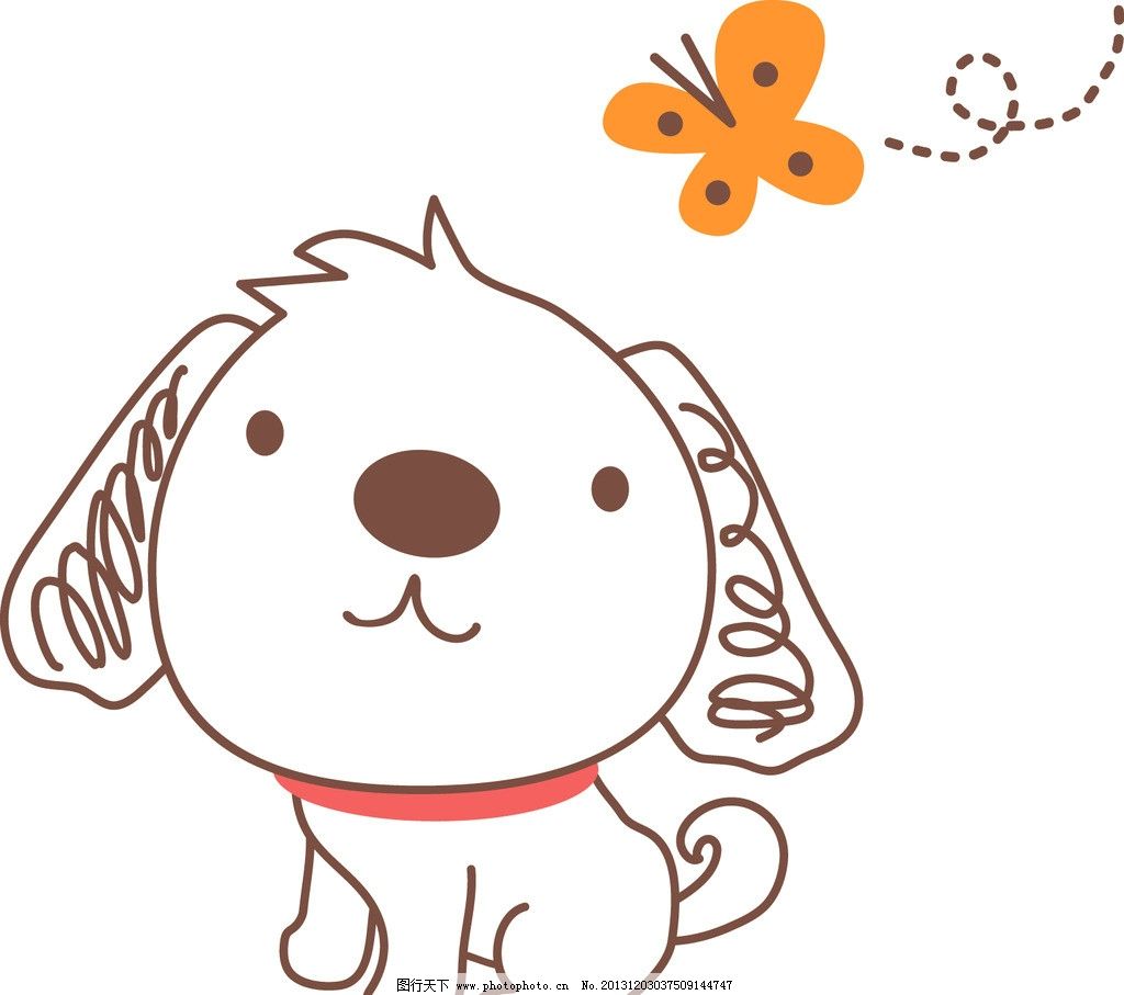 卡通小狗图片
