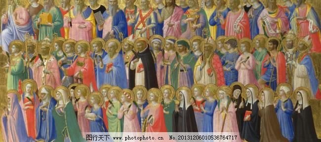 来临的前兆 基督和圣徒 殉道者图片_油画_装饰素材_图行天下图库