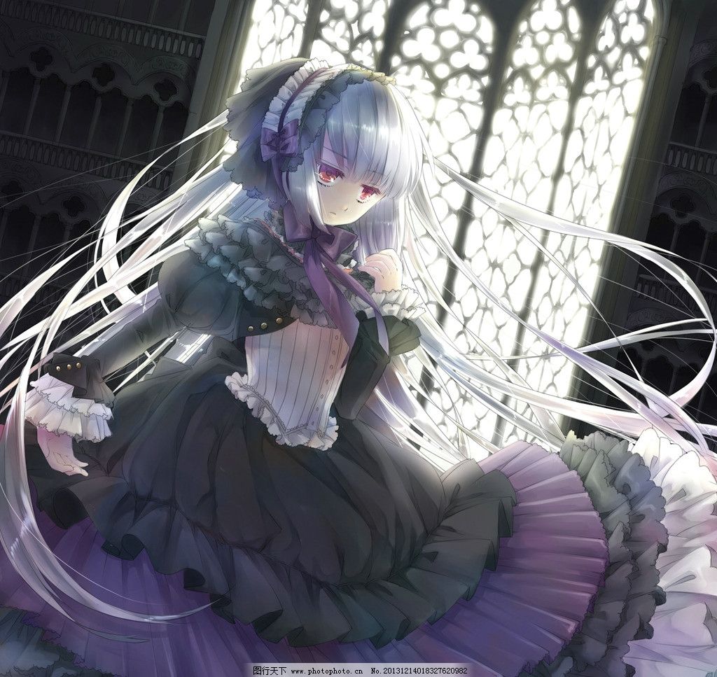 哥特萝莉图片_动漫人物_动漫卡通_图行天下图库