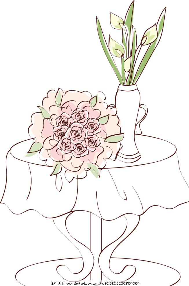 手绘花纹 花纹 手绘百合 玫瑰花束 餐桌 饭桌 花瓶 瓶子 百合 百合移门 百合图案 白百合 精美花纹 手绘花朵 移门花纹 欧式复古 背景 花纹背景 壁纸设计 移门图案 清新花纹 百合墙纸 时尚 装饰 设计 花边花纹 底纹边框 118DPI PNG