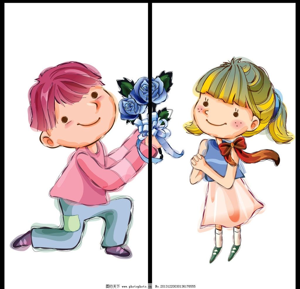 移门 屏风 卡通画 漫画 绘画 儿童画 水彩画 手绘 小男孩 送花 求婚 小女孩 移门画 简洁 移门设计 移门装饰 移门图案 手绘设计 底纹 花纹 韩国图片 卡通 日本 韩国 流行 大气 彩色 设计 广告设计模板 源文件 300DPI PSD