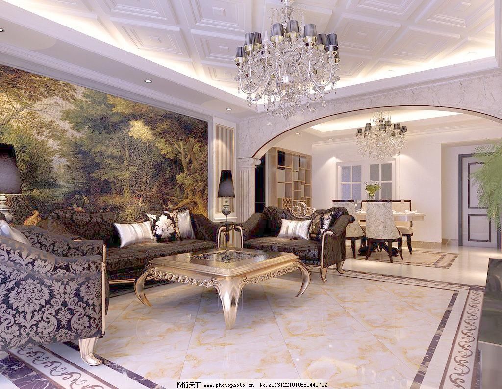 3d设计 3d作品 bmp 餐厅 吊顶 欧式 欧式客厅 沙发背景 设计