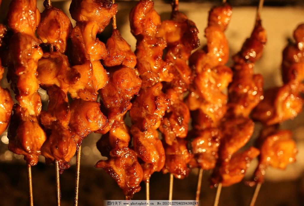 烧烤 肉串图片