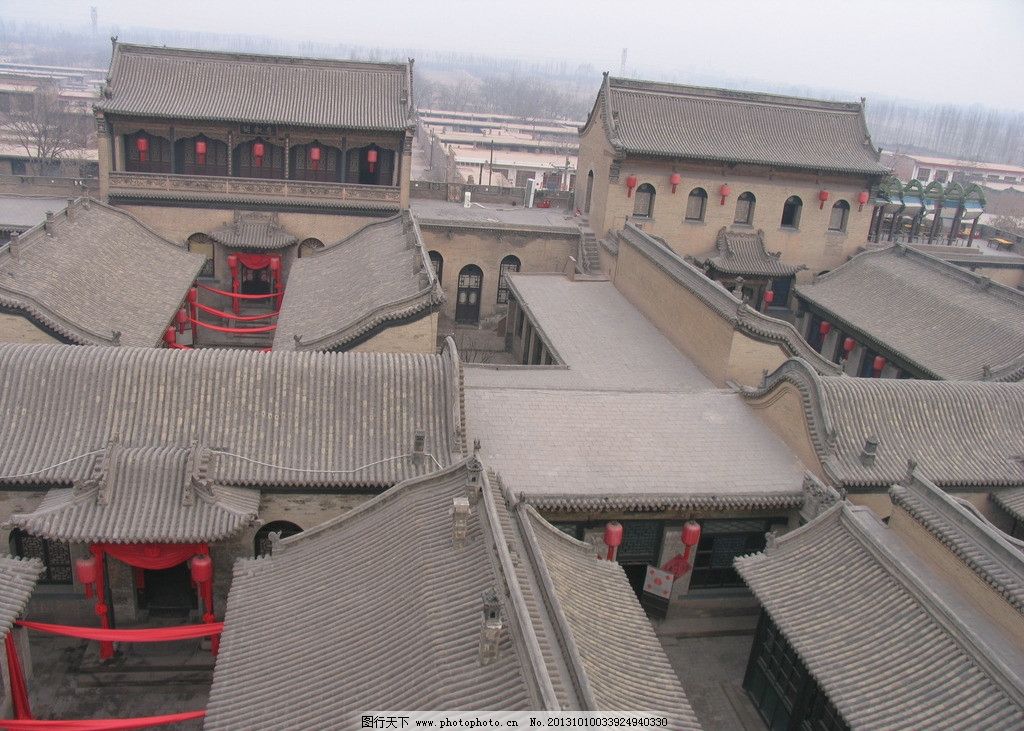 乔家大院图片 图行天下