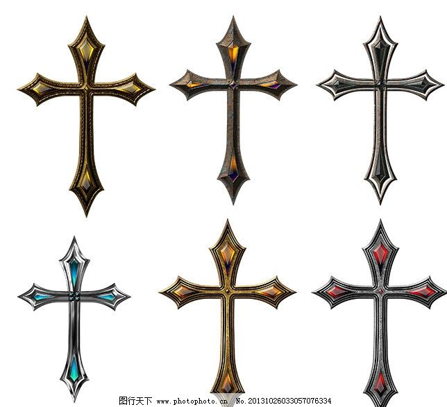十字架素材图片 材质贴图 环境设计 图行天下素材网