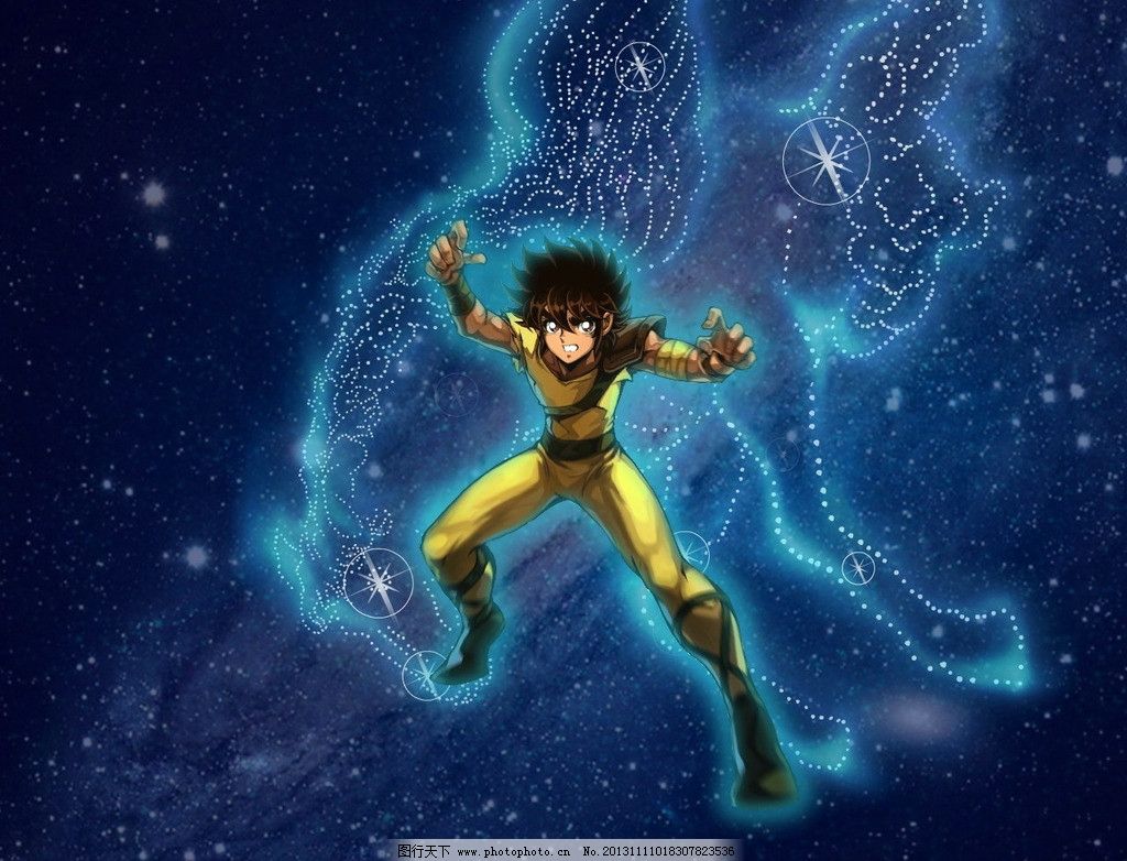 星矢,圣斗士,天马座,天马,小宇宙,动漫人物,动漫动画,设计,72DPI,JPG